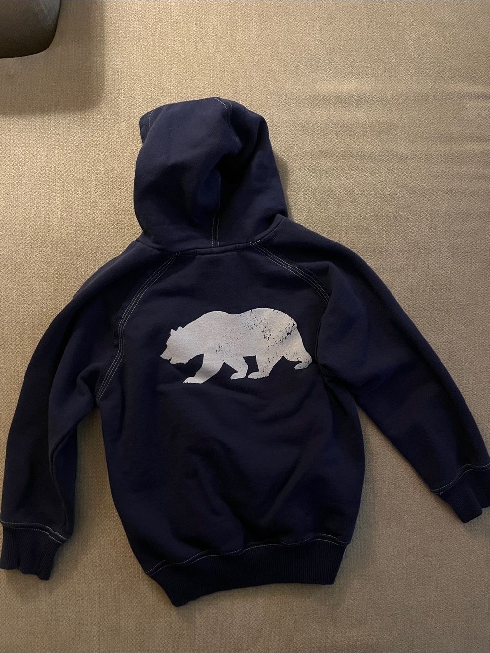 Bearizona Arizona Hoodie Small Navy Blue Bear Graphic Pullover Souvenir Artisans - Picture 5 of 5